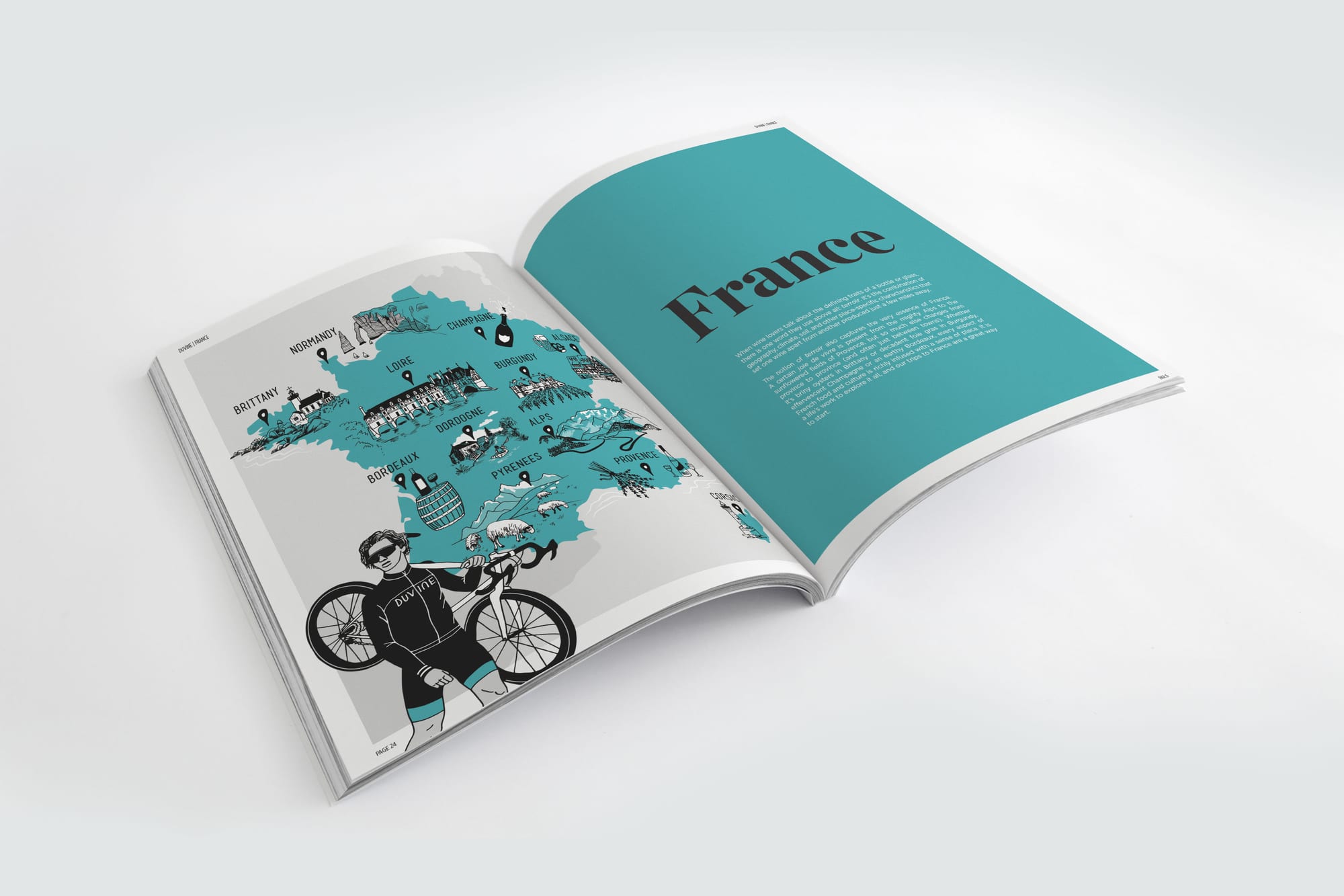 DuVine Cycling + Adventure Co — interior map