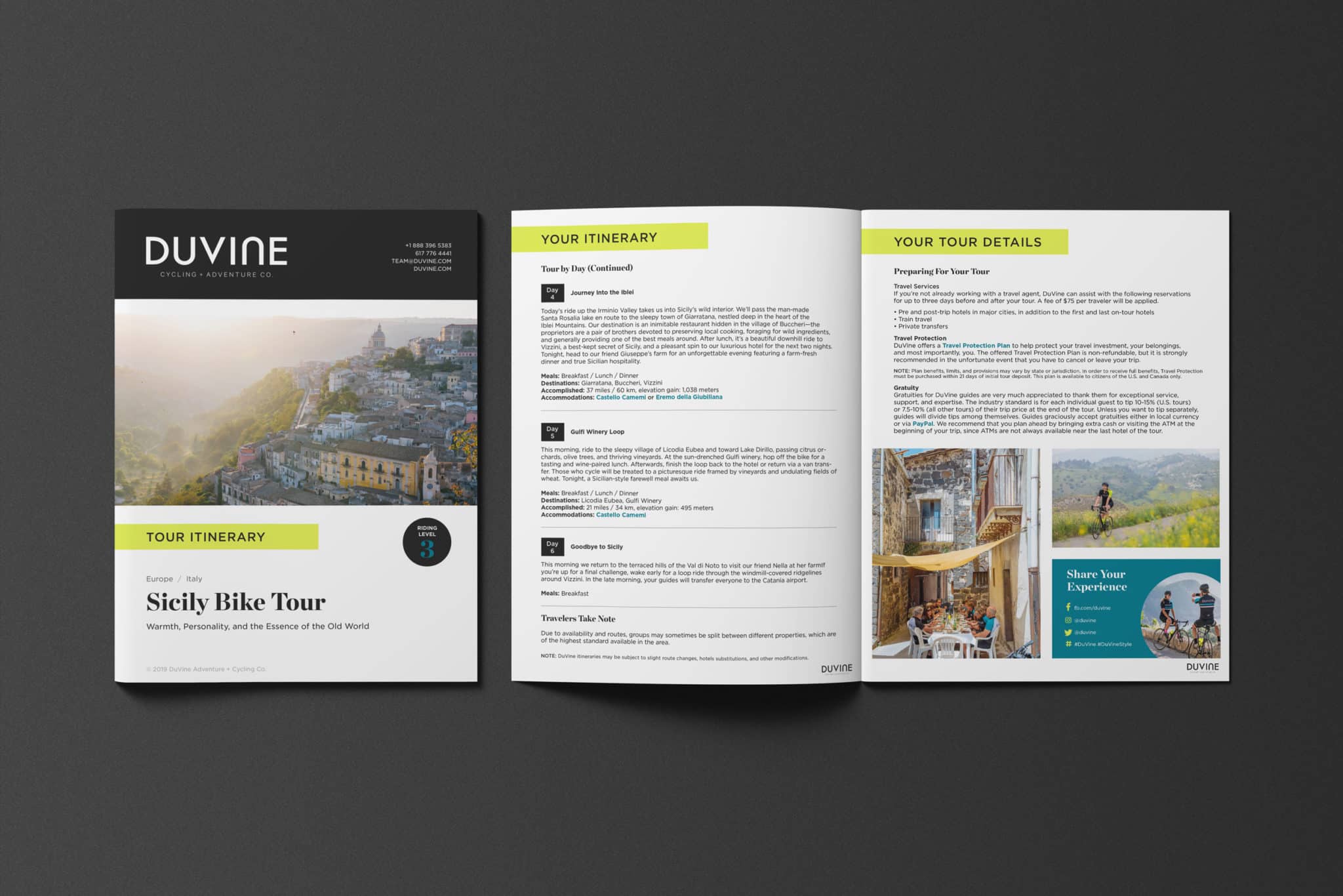 DuVine Cycling + Adventure Co — tour template