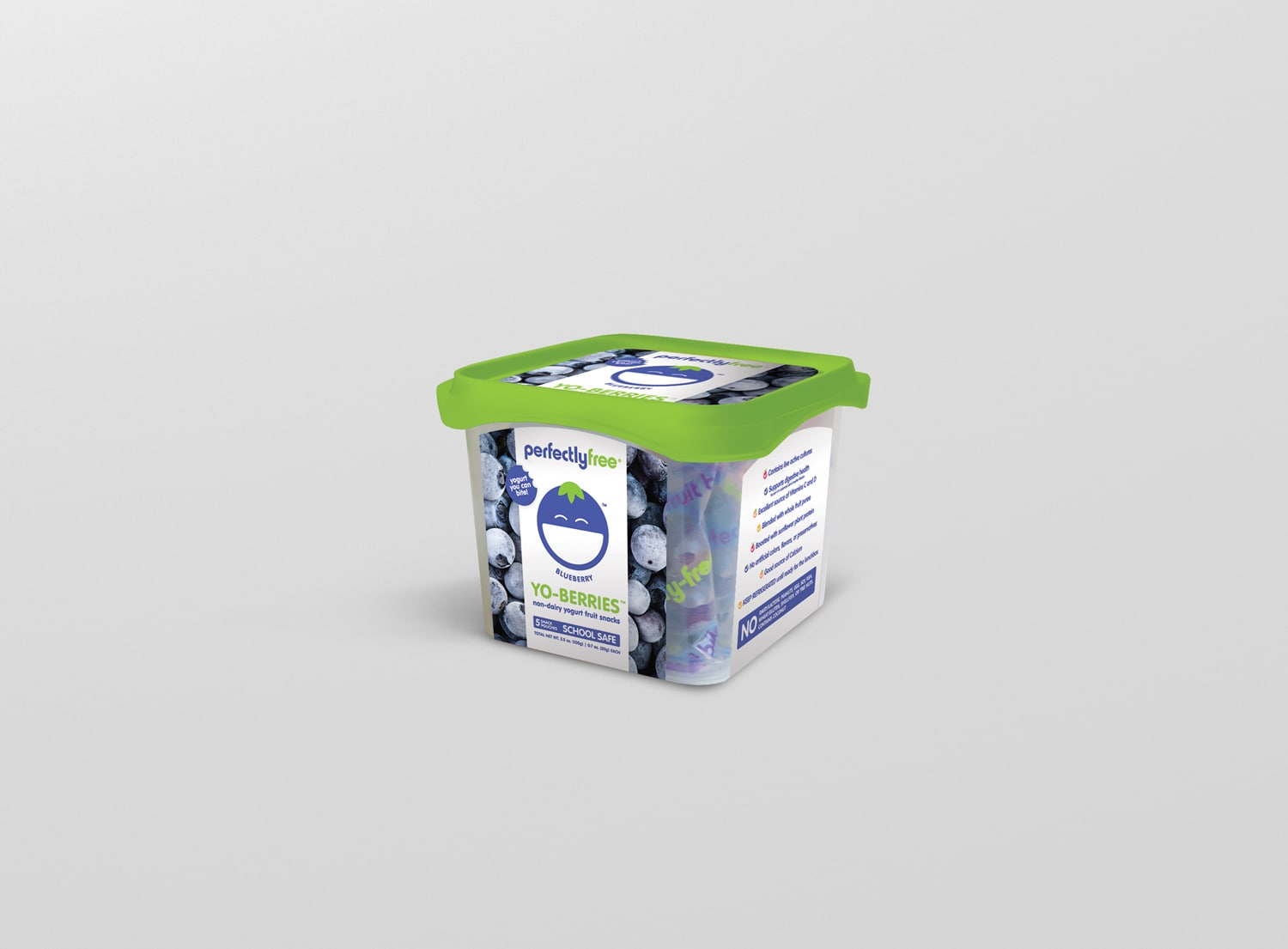 Incredible Foods — yo berries packaging