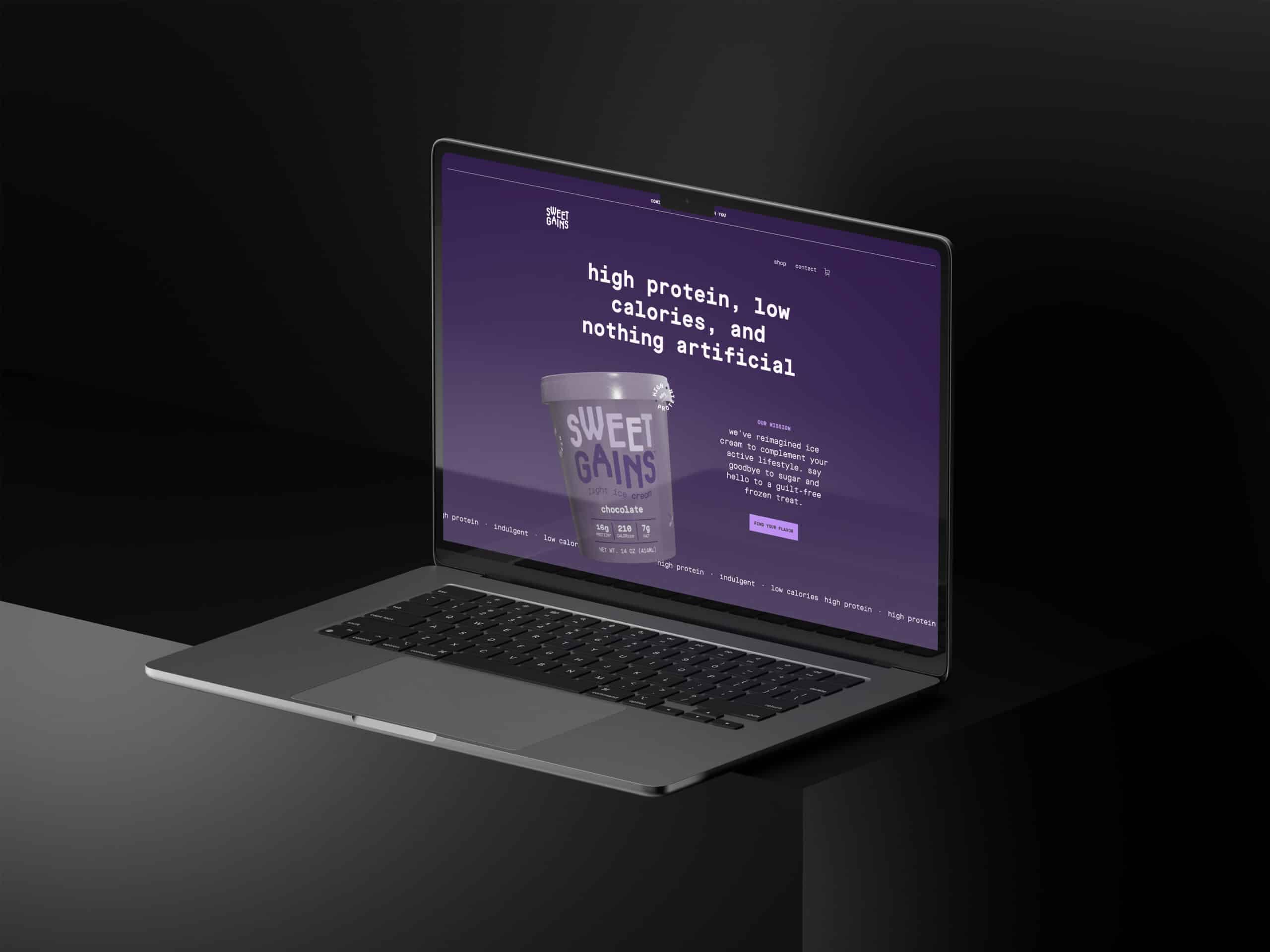 Sweetgains — desktop